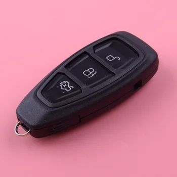

DWCX 3 Buttons Smart Remote Key Case Shell Fob Car Fit For Ford Mondeo Fiesta Focus Titanium