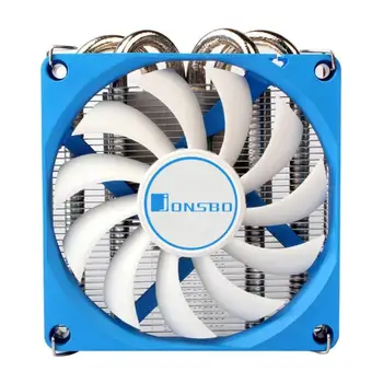 

Jonsbo HP-400 CPU Cooling Fan 4 Heat Pipes Radiator for HTPC Case All-In-One Computer Ultra-Thin CPU Cooler Cooling Fan