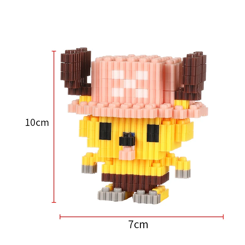 Building Blocks One Piece Miniature Small Particle Building Blocks Assembled Toys Creative Luffy Joe Ba Sorong Jigsaw Toys