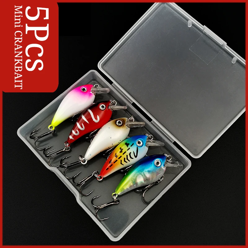 

Banshee 35mm 1.9g 5Pcs Mini Crankbaits Fishing Wobbler Minnow Sinking Jerkbaits Swimbait Artificial Hard Baits For Trolling Lure