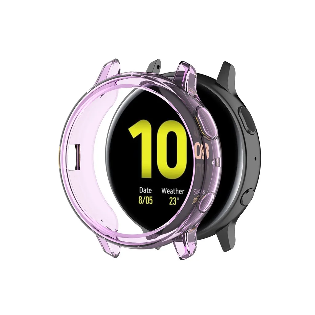 Чехол для экрана для samsung galaxy watch active 2 тонкий прозрачный защитный чехол для samsung Active 2 44 мм