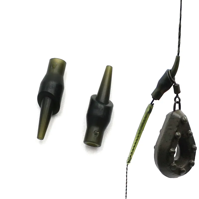 eMagTech 50 pezzi per pesca alla carpa Run Rig Tackle gomma Chod tampone supporto girevole accessorio per la pesca alla carpa