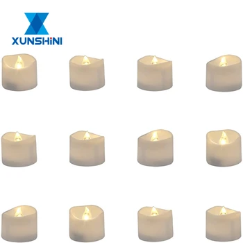 

ASTRORA 12 Of Pack Creative LED Candle Light Simulation Flame Tea Light Home Wedding Birthday Decoration Drop Shipping