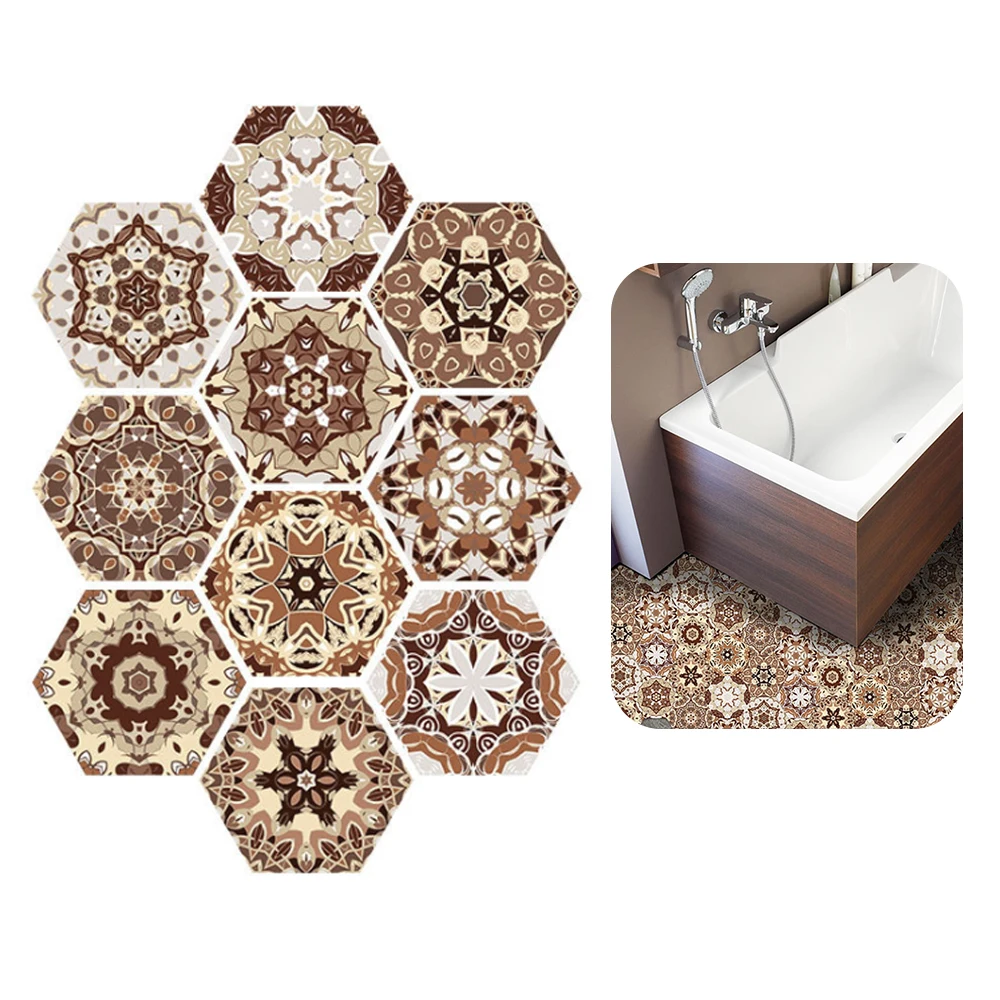 PVC Waterproof Bathroom Floor Sticker Peel Stick Self Adhesive Floor