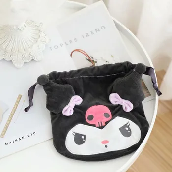 

IVYYE Kuromo 2Style Cartoon Drawstring Bags Cute Plush storage handbags makeup bag Coin Purses NEW