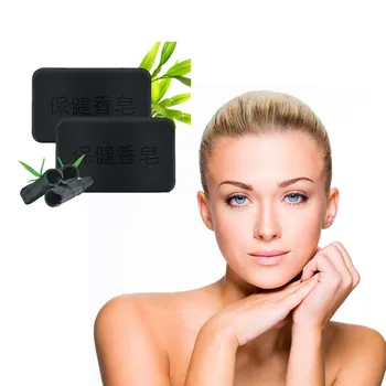 

NEW Bamboo Charcoal Soap Anti Acne Purify Blackhead Deep Clean Carbon Oil Control Soap Face Care Soap Moisture and Whitening