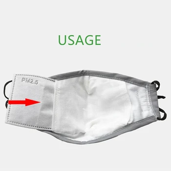 

10/20/30/50/100pcs 5 Layers Filter Face Mask PM2.5 Face Mask Filter Activated Carbon Breathing Filters for Adult