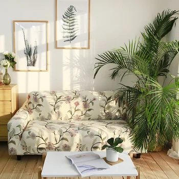 

High Elasticity Non-slip Stretch Sofa Couch Cover Slipcovers Furniture Protector Polyester Spandex Soft Durable Couch Cover