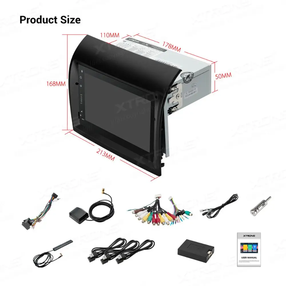 XTRONS " Android 9,0 автомобильный стереоплеер радио wifi gps для Fiat Ducato 2011 2012 2013 без DVD