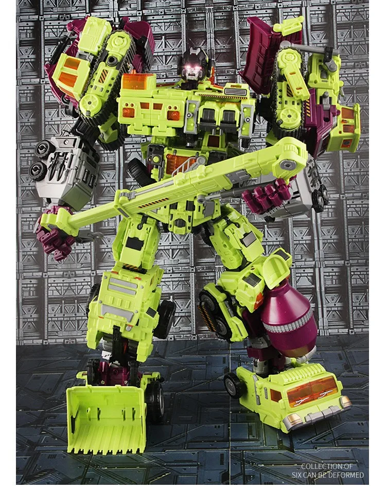 Wei jiang трансформационная игрушка Jingang Kodx9 Hercules? Маленький Lishen G1 инженерный автомобиль Робот трансформер L8
