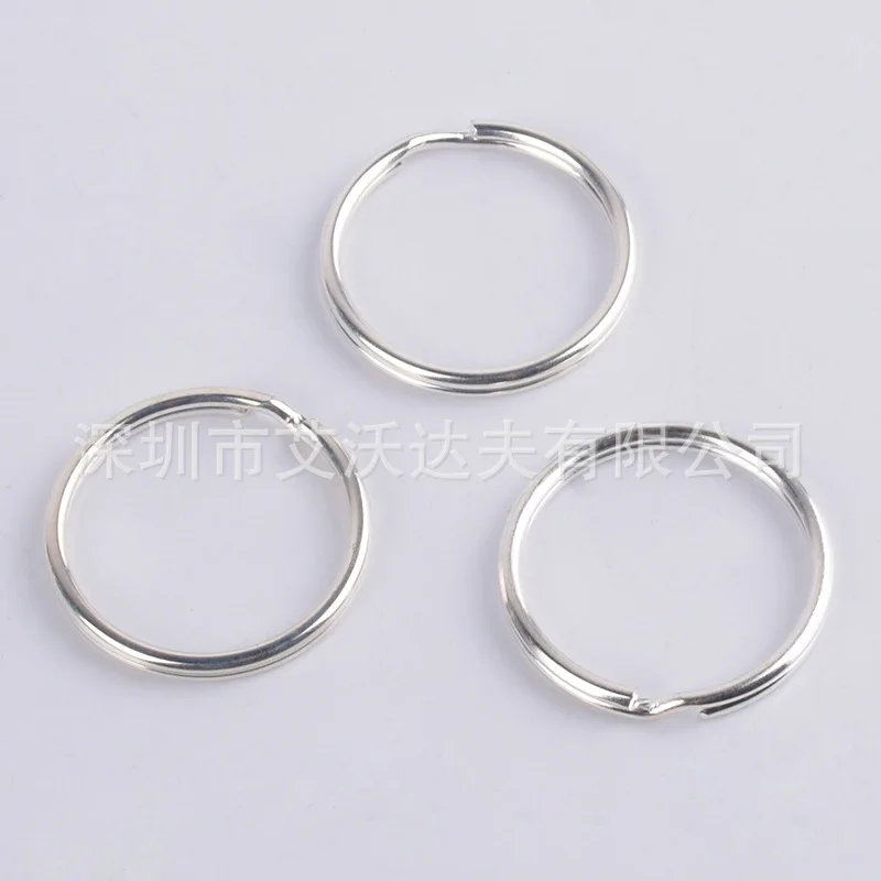 

Manufacturers Supply 925 Iron Silver-plated Color 21.5X2. 4mm Key Ring Hanging Aperture Metal Ring Key