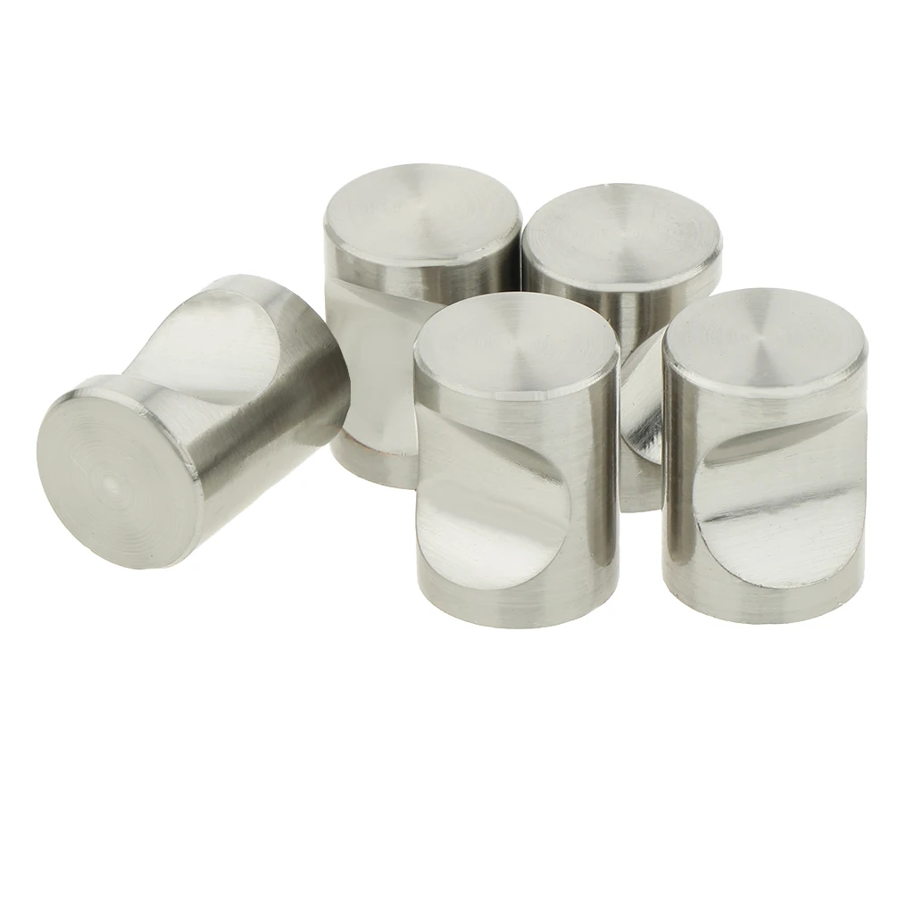 25x18mm 5pack Cylindroid Drawer Pull Handle Door Cabinet Knobs Nickel Hardware Knobs Furniture Round Handle Pull Knobs 