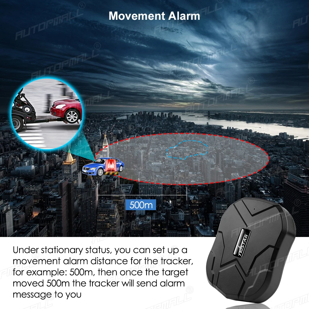 Tkstar tk905 vehicle car magnetic 4g tracker 5000mah € 104,82