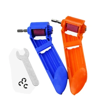

1set Corundum Grinding Wheel Drill Bit Sharpener Titanium Drill Portable Drill Bit Powered Tool Parts Household Drill Grinder