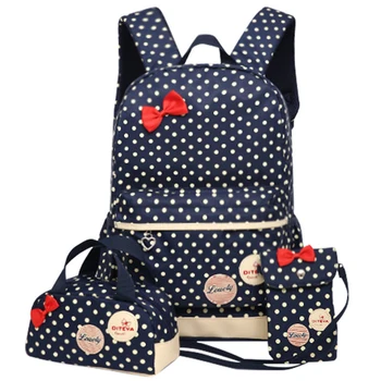 

Printing School Bags For Girls Kids School Backpack 3pcs/set Children Schoolbags Fashion Orthopedic Girl Backpacks WBS485