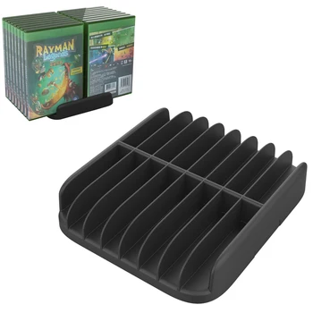 

Storage Stand For PS5 Playstation 5 DE/ UHD / PS4 / X-BOX SX Game Disc Box Holder Stores 16 Games Cards Stand Gaming Accessories