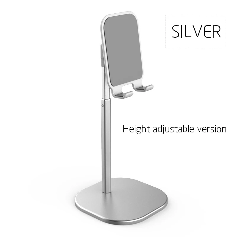 phone stands Z04 Desktop Phone Holder Tablet Stand For Ipad Phones Universal Bracket Metal Telescopic Adjustable Height Angle Live Support wall phone holder Holders & Stands
