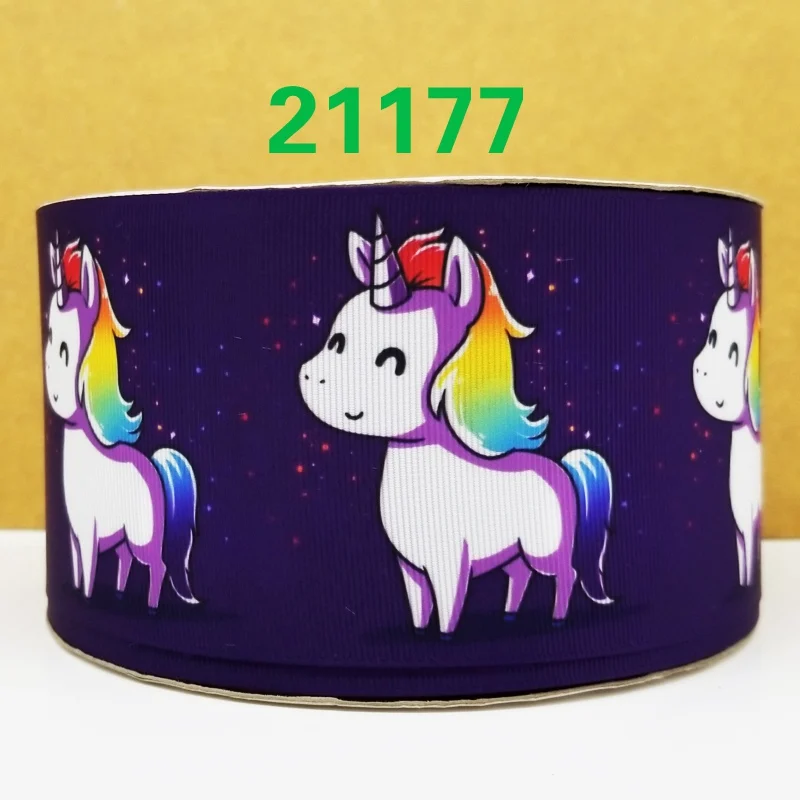 50 ярдов мультфильм печатных корсажная лента 21183 - Цвет: 21177