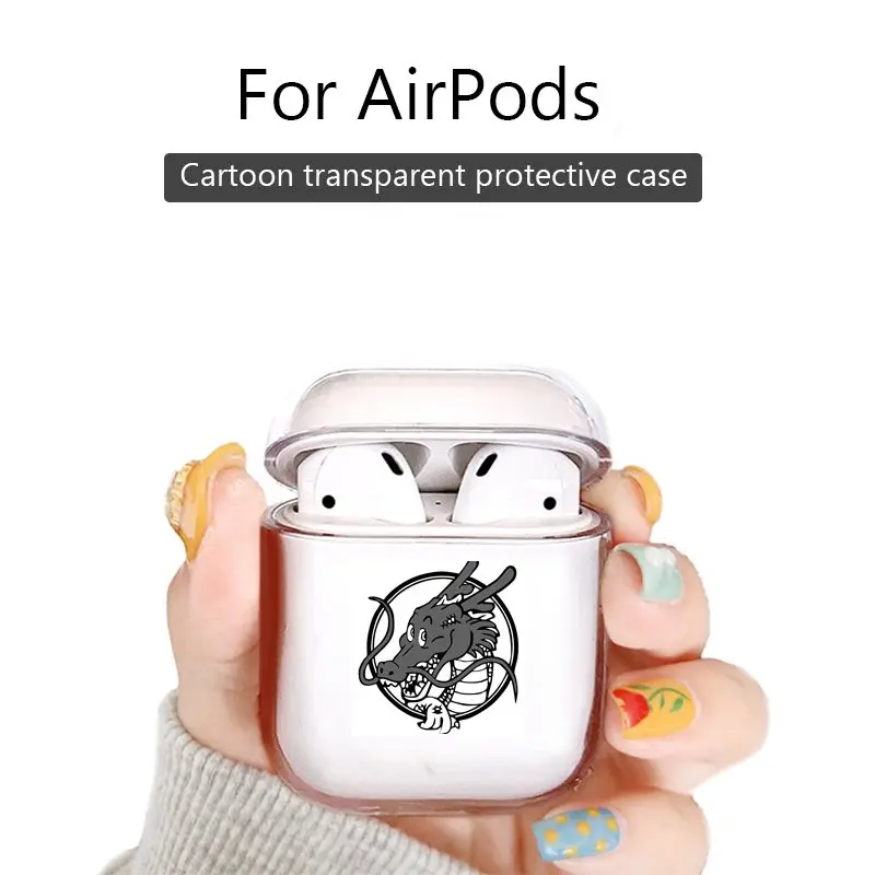 Для Airpods 1 2 Чехол для Apple Air pods pro Наушники Прозрачный чехол наушников Аксессуары