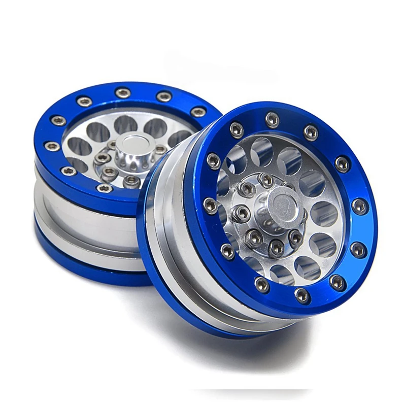 4 шт. алюминиевый сплав 1,9 Beadlock Колесные диски для 1/10 RC Гусеничный осевой SCX10/CC01/D90 90027 90034 для Traxxas TRX4 для Rc автомобиля Pa
