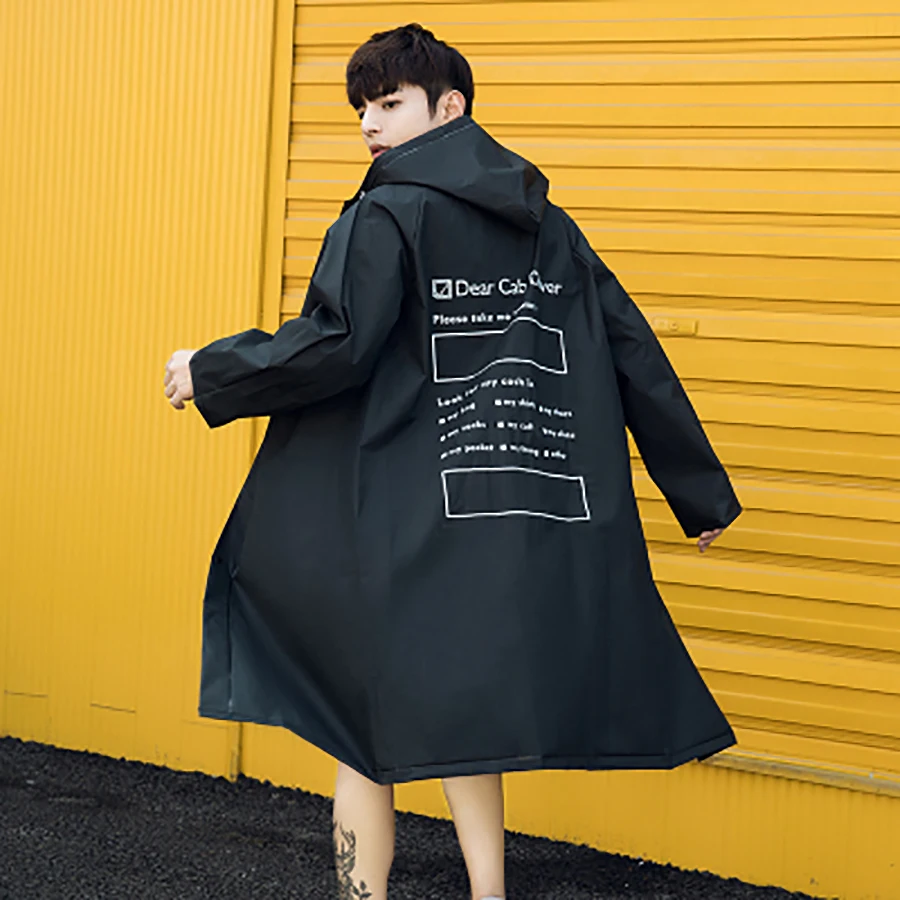 Korean-Long-Raincoat-Outdoor-Cape-Rain-Coat-Poncho-Women-Men ...