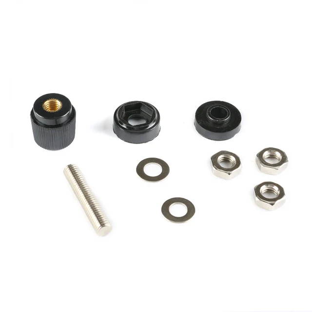 고전류 터미널과 다양한 크기의 커넥터로 구성된 풀 구리 포스트 333 555 황동 터미널 블록