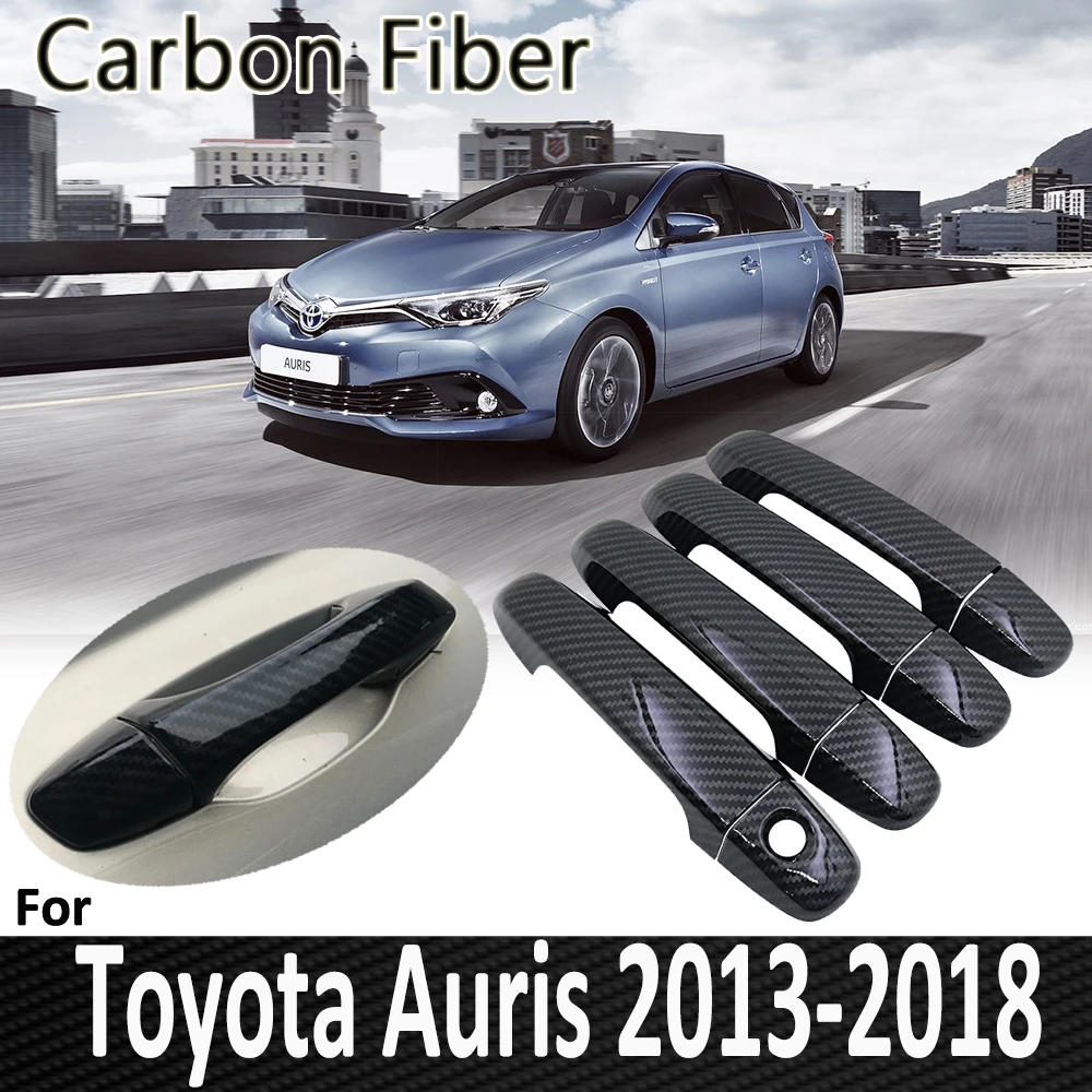 Black Carbon Fiber For Toyota Auris E180 Hatchback Au Scion Im 2013 2014 2015 2016 2017 2018 Door Handle Cover Car Accessories Car Stickers Aliexpress