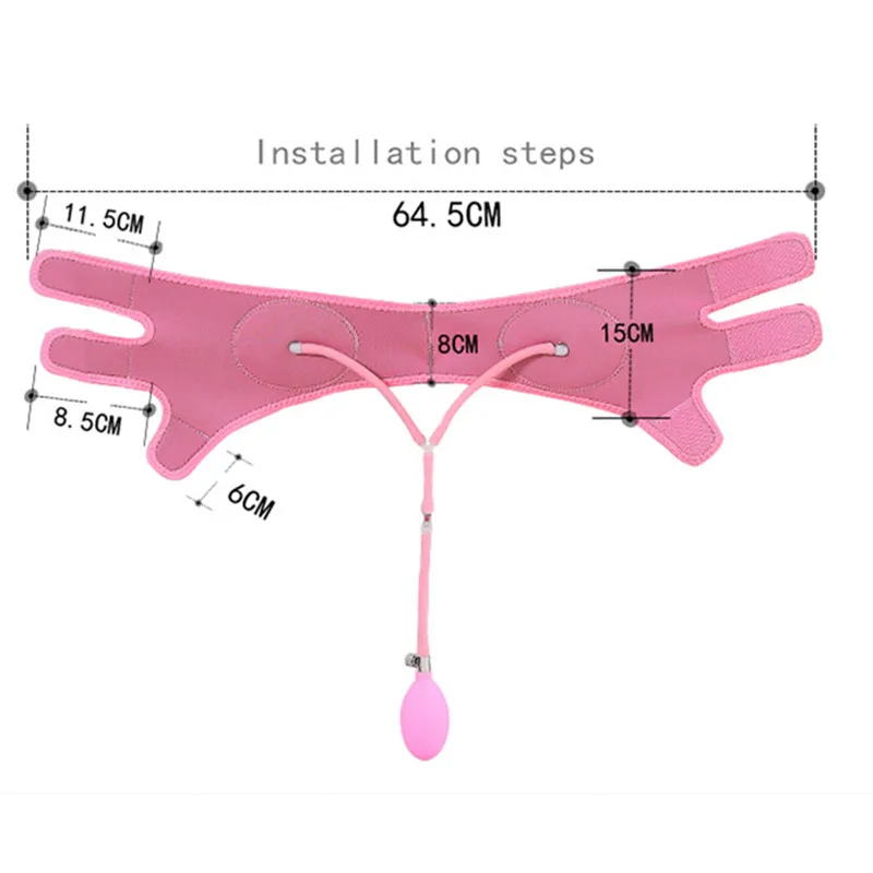 Женская маска для подтяжки лица, надувной пояс, массажер, v-образная маска для похудения, пояс для похудения, для похудения, инструмент для ухода за кожей, 40#801