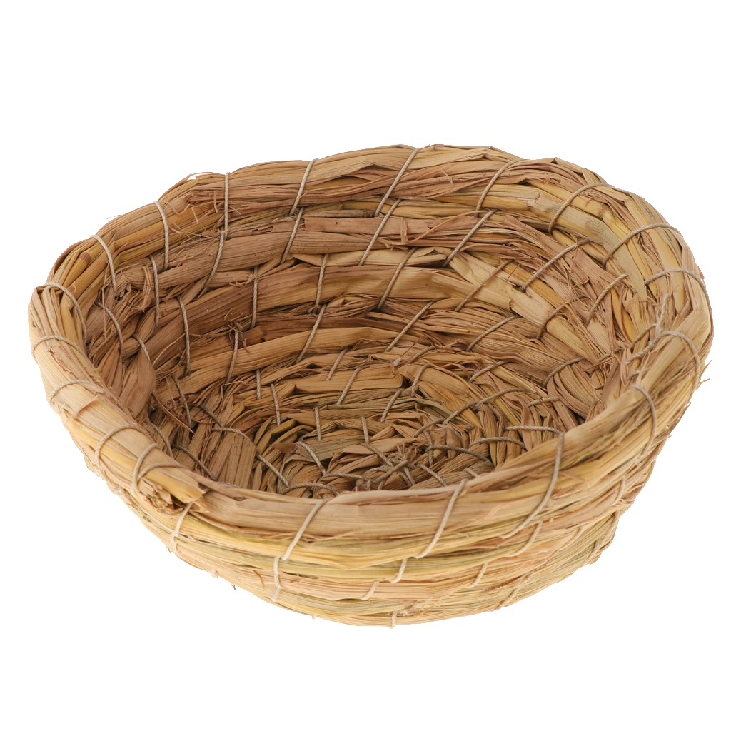 Woven Grass Bird Nest Birdhouse/Hatching Breeding House for Swallow 