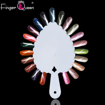 

Fingerqueen 21 Tips False Nail Art Display Heart Design Nail Color Card Acrylic Practice Board DIY Manicure Accessories Tools