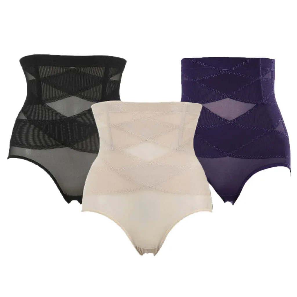 Women Belly High Waist Control Panties Slimming Body Shaper Seamless Underwear