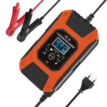 FOXSUR 12V 7A 7-ступенчатая Батарея Зарядное устройство, без свинца, без гель STD AGM автомобильные Мотоциклетные батареи Батарея Зарядное устройство, импульсный заряд сопровождающий и Desulfator FOXSUR 12V 7A 7-ступенчатая Батарея Зарядное устройство, без свинца, без гель STD AGM автомобильные Мотоциклетные батареи Батарея Зарядное устройство, импульсный заряд сопровождающий и Desulfator