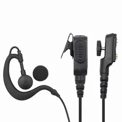 Hytera – écouteurs talkie walkie à 2 voies, casque d'écoute avec Ptt, 6 broches, pour Hyt pd780 pd780g pd785 pd785g pt580h 