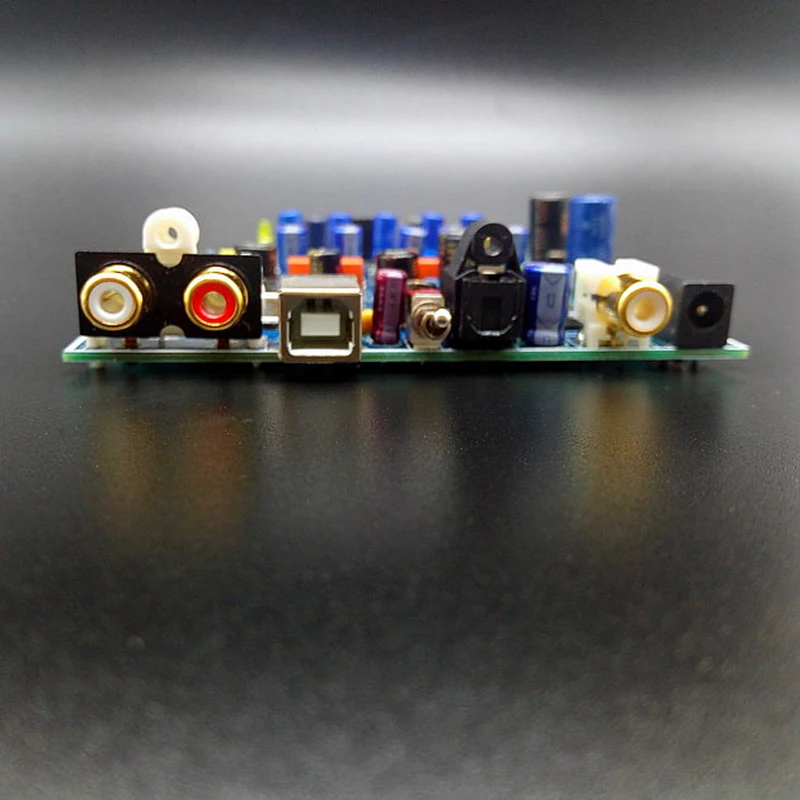  Lusya HIFI TDA1543 * 8 decodificador USB de fibra coaxial DAC tablero OTG para placa de acabado hif