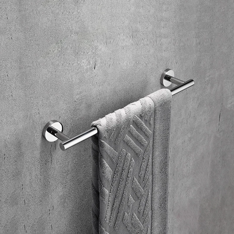 Polished Chrome Stainless Steel Toilet Paper Holder Wall Hook Towel Holder Rack Wall Mounted Kitchen Bathroom WC Accessories,towel rack,towel holder,bathroom hardware set