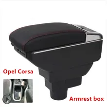 Для Opel Corsa подлокотник коробка Opel Corsa D Универсальный Автомобильный центральный подлокотник коробка для хранения держатель стакана, пепельница аксессуары для модификации
