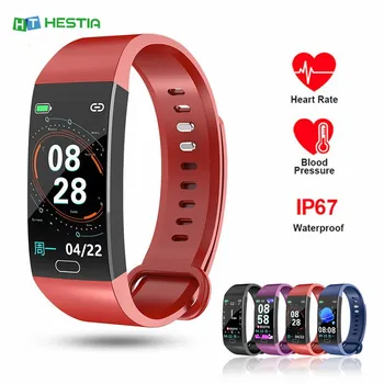 

Smart Bracelet Band Measuring Pressure Clock Fitness Bracelet Heart Rate Activity Tracker bracelet smart Wristband Waterproof