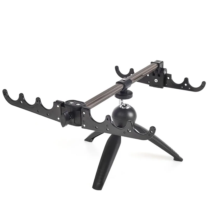 

Fishing Rod Stand Aluminum Alloy Fishing Pole Pod Holder Bracket Tackle tripod holder fishing tool mount hold support