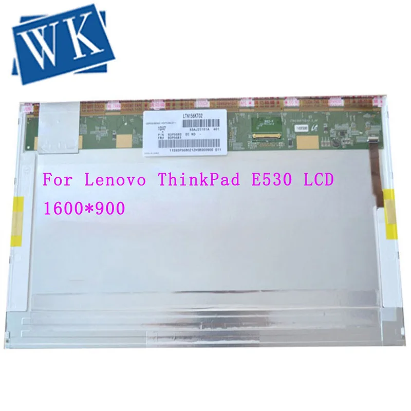 15.6'' lcd matrix For Lenovo ThinkPad E530 W510 W520 W530 T510 T520 T530 laptop screen display 1600*900 | Компьютеры и офис