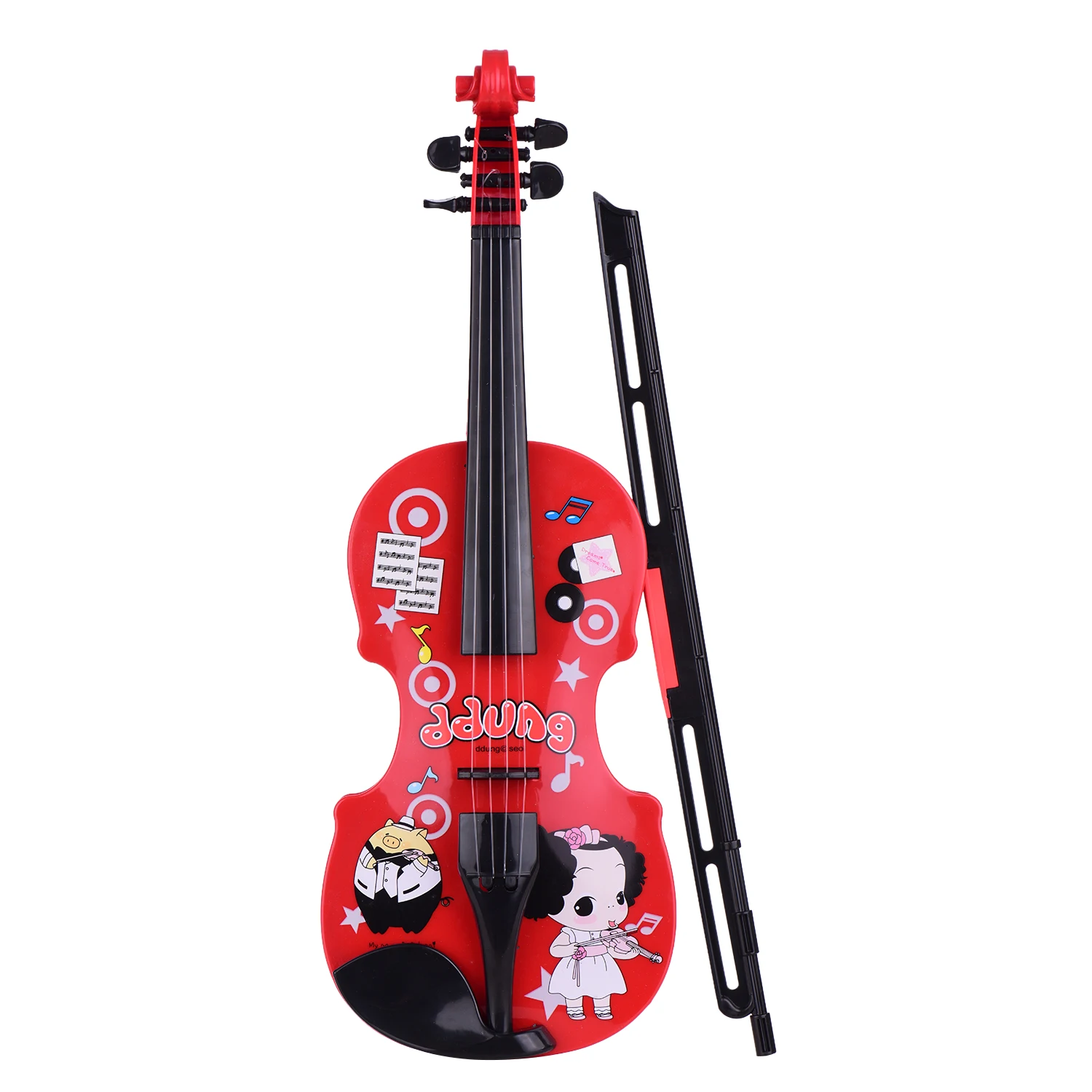 Registro oro capitalismo Violín pequeño con lazo de violín para niños pequeños, instrumento Musical  educativo divertido, violín electrónico, juguete - AliExpress Deportes y  entretenimiento