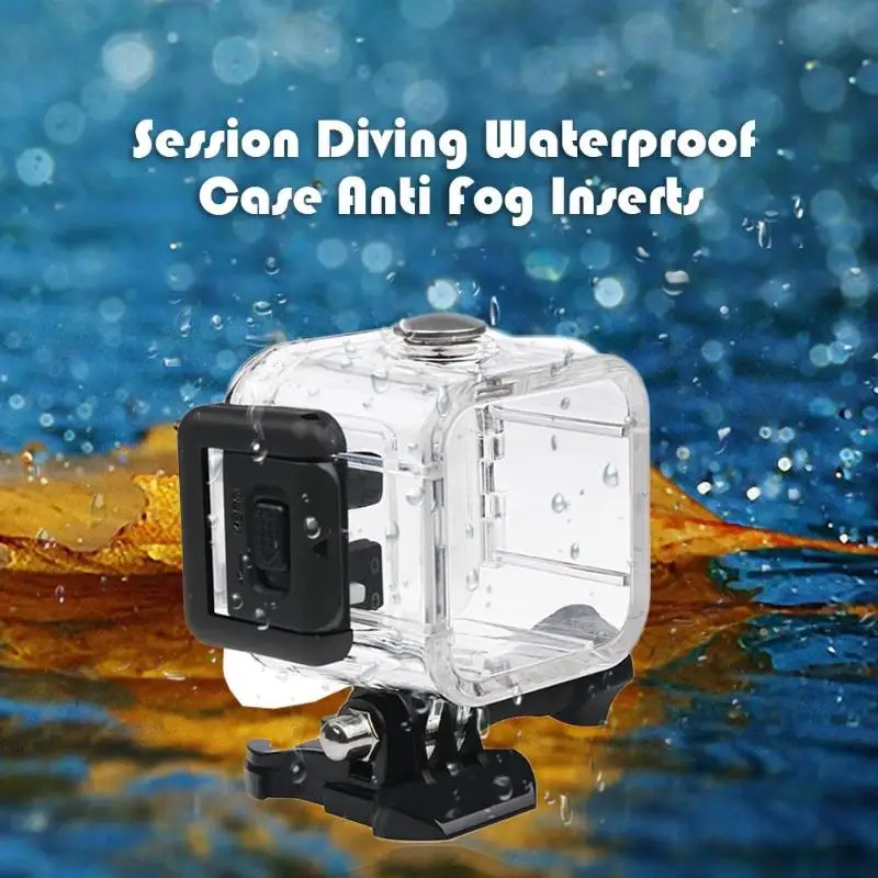 Для GoPro Hero 4 Session 5 Дайвинг водонепроницаемый чехол противотуманные вставки 45 м