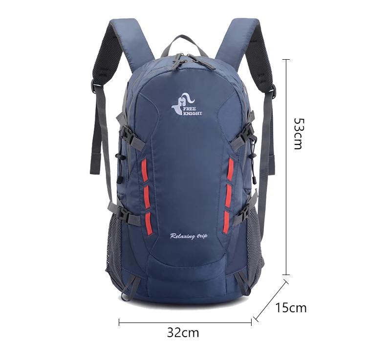 Мужская походная сумка, походный рюкзак для альпинизма, дорожные спортивные сумки для женщин, водонепроницаемый нейлоновый уличный тактический рюкзак, XA933WA