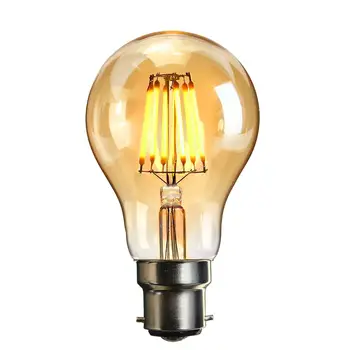 

A60 E27/B22 4W Retro LED Filament Incandescent Light Bulb for Bedroom Decoration AC220-240V