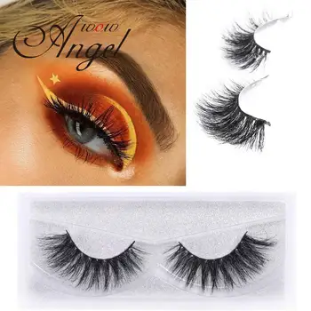 

WOWANGEL Wholesale Mink Eyelashes 1 Pairs 3D Mink Eyelashes 100% Handmade Lash Boxes Packaging Natural Soft EyeLashes MakeUp