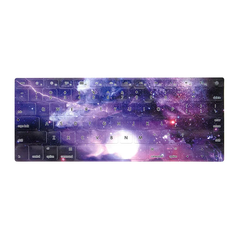 Чехол для клавиатуры Starry Sky для Macbook Pro 13 15 Air 13 Mac 13 Аксессуары Силиконовая клавиатура для кожи США/ЕС Версия для A1278 A1286