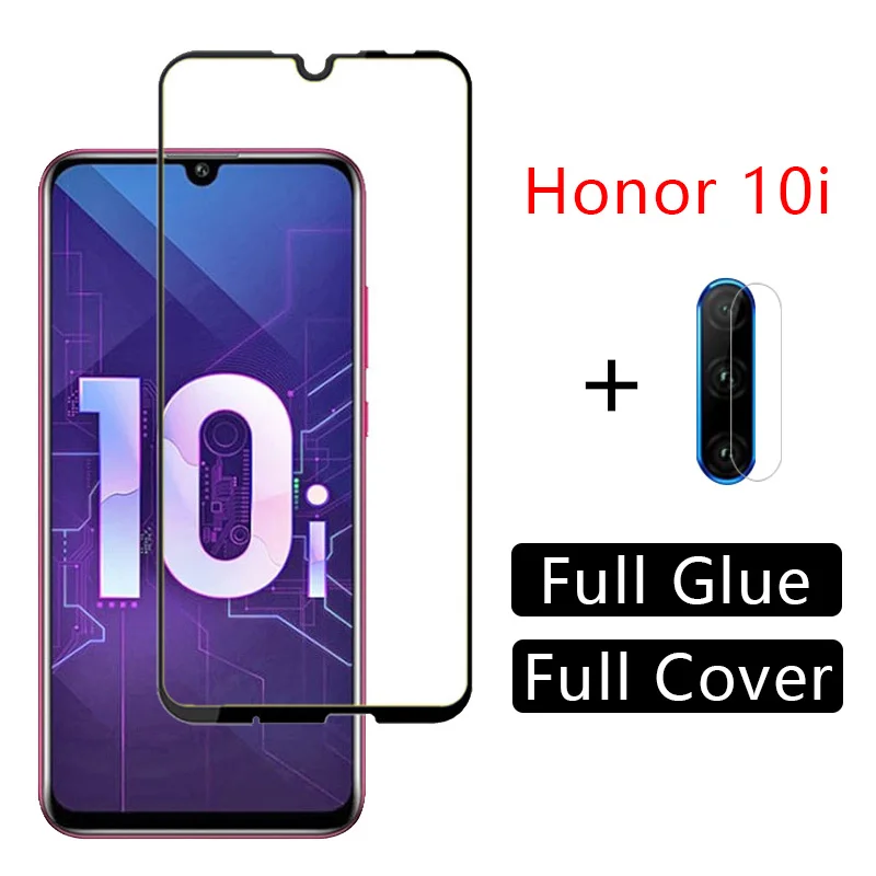 Чехол для honor 10i защитная пленка из закаленного стекла экрана huawei honer 10 i i10 honor10i