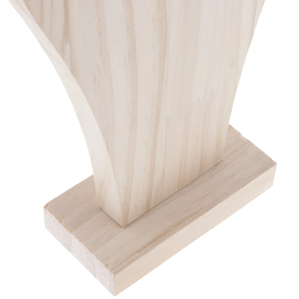 Wooden Jewelry Display Mannequin Bust for Necklace Jewelry Pendant Chain Display Stand Holder Organizer Wooden Jewelry Display Mannequin Bust for Necklace Jewelry Pendant Chain Display Stand Holder Organizer