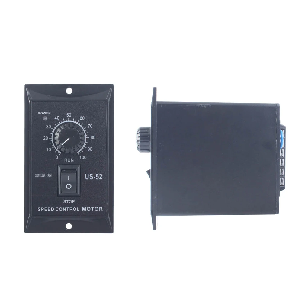 Description Picture 4 of item400W AC 220V 50/60Hz Motor Speed Pinpoint Regulator Controller US-52 Forward & Backward Motor Governor for Machine Pump DIYsuswe