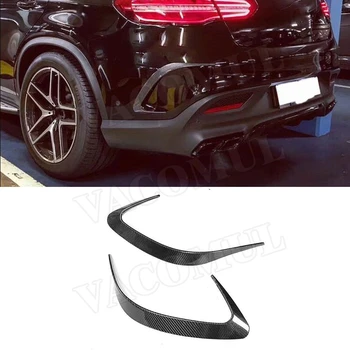 

Carbon Fiber Rear Bumper Trims Side Air Vents Canards Covers for Mercedes Benz GLE Class C292 Coupe GLE63 AMG 2015-2019