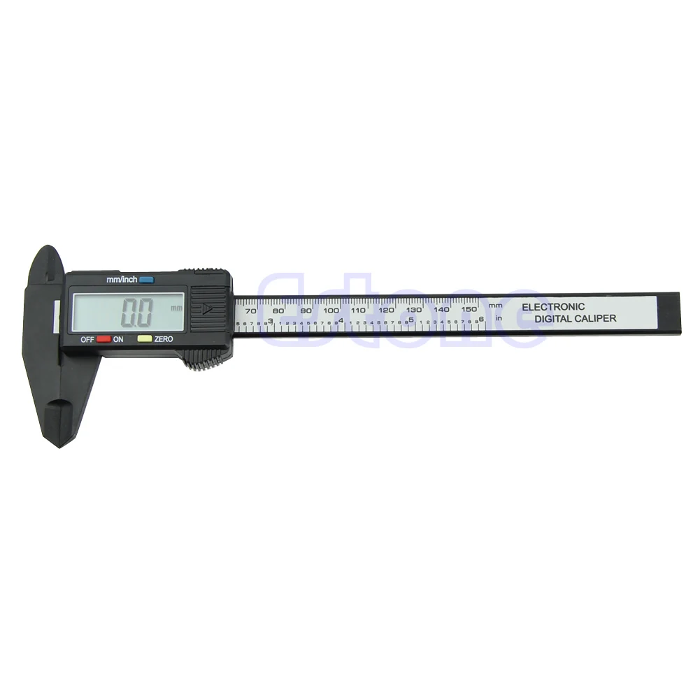 Plastic 150MM 6" LCD Electronic Vernier Caliper Gauge Micrometer SM Sales 
